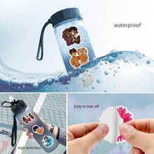 62PCS Stickers Aesthetic Stickers Decals Scrapbook, Journaling, Laptop, Bumper, Skateboard, Water Bottles, Computer, Phone - Multicolor - View 5