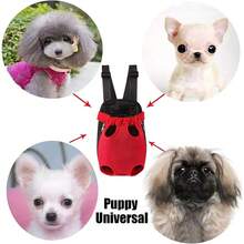 1pc Front-Facing Pet Carrier Backpack, Adjustable For Puppy/Kitten, With Shoulder Strap And Leash, Suitable For Travel, Hiking, Camping And Outdoor Activities