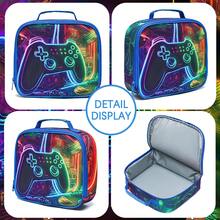 3件套男童拉杆背包，儿童游戏/足球/宇航员印花背包，手提包，户外包，铅笔盒，最佳返校礼物 - 拉桿包三件組 - 查看 11