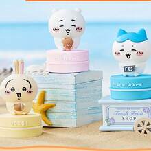 Miniso 千川系列8件套3D印章摆件，软橡胶材质，8件套，设计精细，兼具装饰和印章功能，适合桌面摆放，可爱卡通装饰（1件） - 淺藍色 - 查看 4