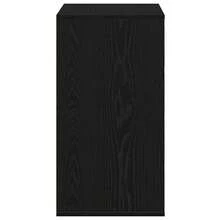 vidaXL Armoire à tiroirs Noir 60 x 41 x 76 cm Bois d'ingénierie - Noir - Voir 8