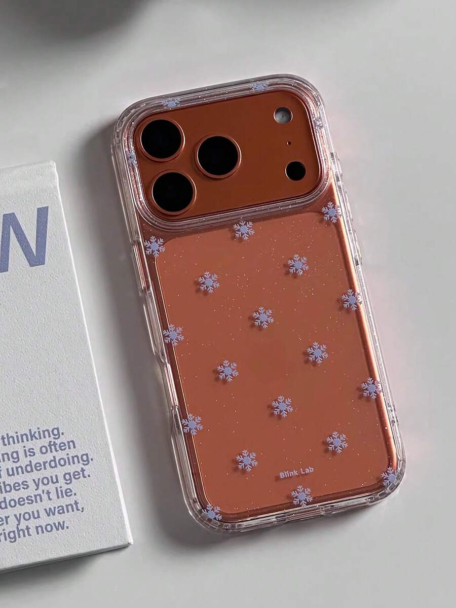 一款精致的粉蓝色雪花风格手机壳，时尚靓丽，兼具个性化防摔保护功能，兼容 17/17 Pro Max、 16 Pro Max/15 Pro/14、 13/12/11，是送给家人/朋友/姐妹/女友的理想圣诞礼物。 - 無色 - 查看 1