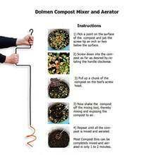 Dolmen Compost Mixer And Aerator - Black - View 3