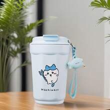 Miniso 千川系列（千川/八幡/兔）卡通咖啡杯 360毫升/12.17盎司，材质，便携设计，适合日常补水，可爱水杯（1个） - 淺藍色 - 查看 2