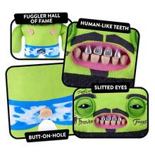 Spin Master Fugg Stars系列毛绒娃娃，9英寸趣味丑陋怪兽毛绒软娃娃，古灵精怪又可爱，可收藏，节日生日礼物，适合儿童、青少年、成人和毛绒娃娃爱好者 - Rhymer Mcslimer - 查看 9