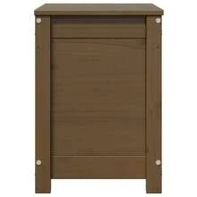 vidaXL Camera da letto Marron Miel 60x32x45,5 cm Legno massiccio di spillo - Castano - Visualizzare 6
