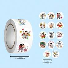 1套/500张 流行新材质，图片卷轴，贴纸，可爱卡通，经典动漫周边，DIY贴纸，新年礼物，情人节礼物，复活节礼物 - 彩色 - 查看 6