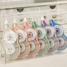 5pcs/Set 72m High Capacity Correction Tape, Student Correction Tape Set, Writing Modification Tool, Correction Supplies, Eraser, For Homework, School Supplies, Back To School Season