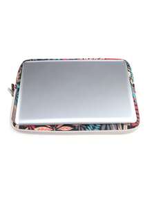 1pc LISEN Black Leaf Pattern Shock-Proof & Water-Resistant Laptop Sleeve, Fits T495/X390/X395/X1 Carbon 2023/S2 Yoga, HP Pavilion 14/ProBook 430-445, Air/Pro 11.6-16", MateBook 11-16" - Multicolor - View 7