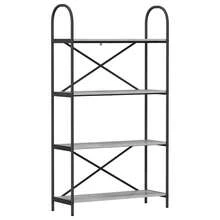 vidaXL Étagère Gris Sonoma 80 x 30 x 146 cm Bois d'ingénierie - Gris - Voir 2