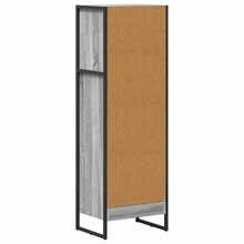 vidaXL Biblioteca gris Sonoma 80 x 30 x 155 cm madera de ingeniería - Gris - Ver 7