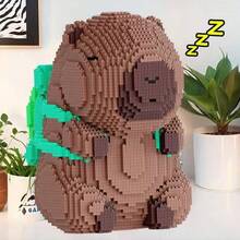12153-Piece Giant Cavy Building Blocks - Challenging Animal Series Construction Set, Creative Model Kit, ABS Puzzle Brick Craftsmanship, Perfect Gift For Halloween/Thanksgiving/Mother's Day/Christmas - Color - View 9