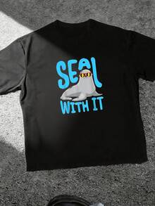 Funny Shiba-Inu T-Shirt With Cryptocurrency Reaching The Moon - 黑色 8 - 查看 2