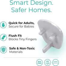 英国插座保护盖 – [26个装] 英国儿童安全插座保护盖 | 儿童安全可重复使用插座保护套 | 耐用