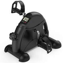 FEIERDUN Mini Exercise Bike, Under Desk Bike Pedal Exerciser For Arm/Leg Exercise, Adjustable Magnetic Resistance Desk Cycle For Home/Office Workout - Black - View 1