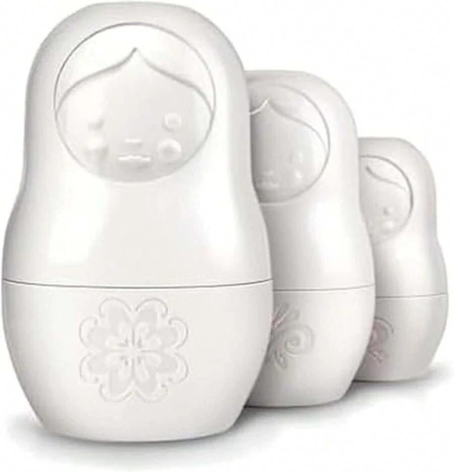 Genuine Fred M-CUPS Matryoshka Measuring Cups, Set Of 6, Russian Doll Nesting Measuring Cups, White - 白色 - 查看 1