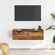 vidaXL Armadio murale vieux bois 68x30x20 cm in legno metalmeccanico - Castano - Visualizzare 3