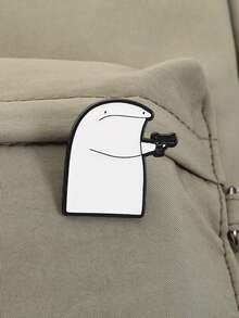 3pcs Interesting Line Character Enamel Badge Manga Brooch Badge Backpack Collar Badge Clothing Accessories Fashion Jewelry Friends Gift - Multicolor - View 6