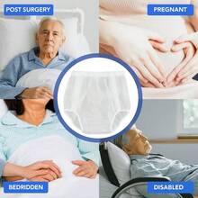 可重复使用的塑料裤，采用高弹力PE薄膜，时尚防水成人尿布，ABDL尿布爱好者适用，柔软透明塑料裤，适合青少年和成人 - 彩色 - 查看 7