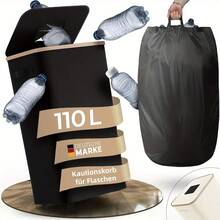 Laundry Baskets - Black-110l - View 2
