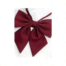 1pc Japanese Style Red Jk Necktie Collar Bow Uniform Tie Preppy For Women Girls Gifts Accessories Women Valentine's Day - A - 查看 5