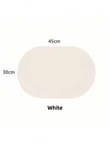 1件防滑耐热餐垫,防水可水洗厨房/餐桌垫兼杯垫,易于清洁室内/室外,仿皮杯垫家居装饰(马卡龙色) - 彩色 - 查看 18