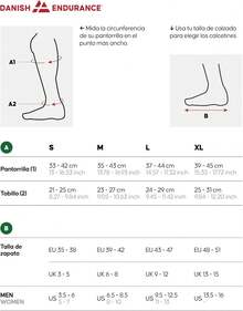 ¡RecomendadoDANISH ENDURANCE Calcetines De Compresión Para Circulación, Calcetines Running, Para Hombre Y Mujer, 1 o 2 pack¡Top de Temporada - Azul/Amarillo Neón - 2-pack - Ver 8