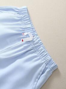 3件套男童纯色抽绳腰休闲短裤