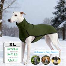 1pc Pet Hoodie, New Pet Clothes, Solid Color Patchwork Pet Dog Clothes, Warm High Collar Dog Apparel - Multicolor - View 15