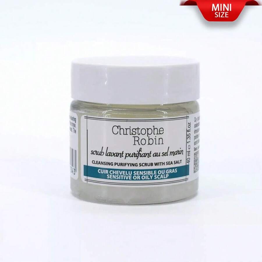 Christophe Robin 40ml Travel Size Sea Salt Exfoliating Scrub - 40ml - View 1