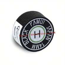 14mm High-End Billiard Cue Tips - S/M/H/SS & 1pc, Black High-Quality Material For Enhanced Accuracy And Durability - Suitable For Professional And Casual Players, Billiard Accessories, Essential For Game Rooms, Durable Performance, Top Choice For Competitive Players