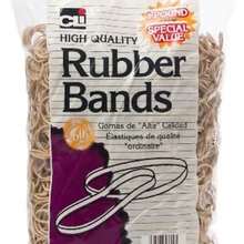 Charles Leonard Bandas de goma, 32 (3 x 1/8 pulgadas), mbar, bolsa de 1 libra (56632) - #32+ámbar - Ver 2