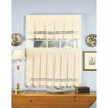 Today'S Curtain Hellina CA1800K - Hellina CA1800K - Tapework Window Swagger, 63 Pulgadas, Color(Crudo 61An x 152.4Al cm (1 Paneles)) - Multicolor - Ver 2