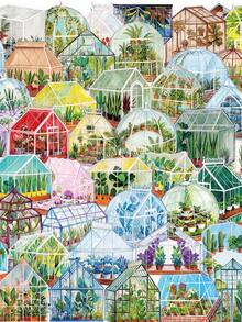 1Set Transparent Greenhouse Flower Stickers Green Aesthetic Stickers Plant Party Favors Craft Supplies PET Vinyl Sticker - Multicolor - View 11