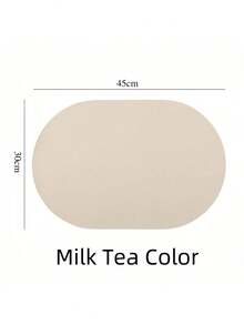 1件防滑耐热餐垫,防水可水洗厨房/餐桌垫兼杯垫,易于清洁室内/室外,仿皮杯垫家居装饰(马卡龙色) - 彩色 - 查看 16