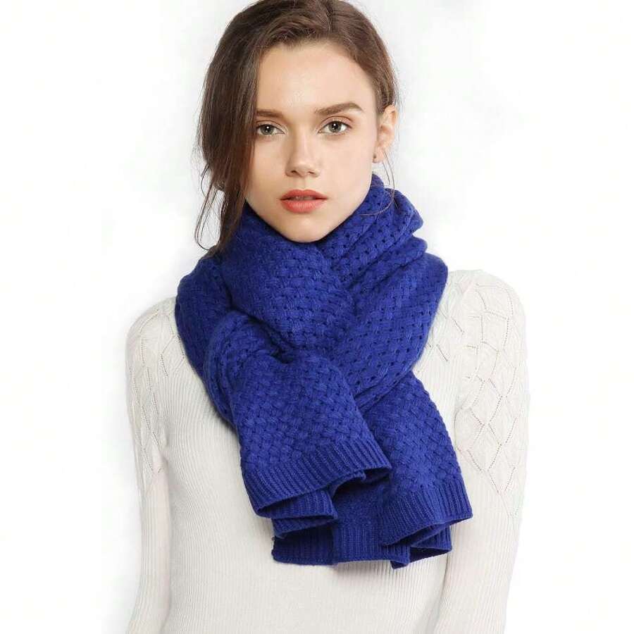 Pasina Shawls And Wraps For Evening Dresses Scarfs For Women Fall Winter Travel Blanket Scarf Large Warm Scarves,39738815 - Royal Blue - View 1