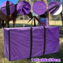 Waterproof Hay Bale Bag – Horse Feeder & Storage For Straw, Camping, Riding NEW - Purple - View 8