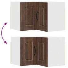 vidaXL Armario de cocina Chêne brun 57 x 57 x 40 cm Madera de ingeniería - Marrón - Ver 11