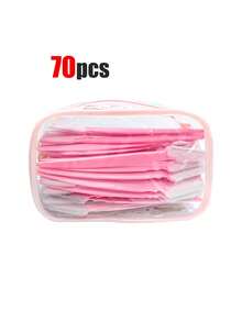 70/60/50/40/30/24/20/12/6/3/1 件套。多功能眉毛修剪器、多功能剃须刀、脱毛工具、女士眉毛修剪器、面部美容剃须刀。配有防水透明化妆包，拉链设计，外观清晰，方便收纳，是旅行化妆品收纳的理想之选。 - 粉色 - 查看 10