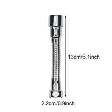 1根银色厨房水龙头延长管可自由弯曲和安装，易于承受高温 - 彩色 - 查看 4