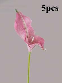 5pcs High Quality Artificial Calla Lily Flowers Home Decor, Living Room Floral Decoration, Fake Flowers Garden Party Decor, Artificial Flower & Plant, Suitable For Valentine's Day Gift, Birthday Party, Wedding Decoration, Bouquet Making, Spring Festival Decor - Multicolor - View 20