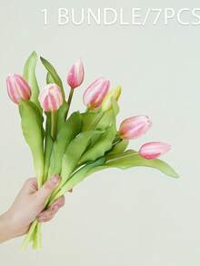 Flower Realm Artificial Tulips Real Touch, High-Quality Best Seller For Hotel, Office & Home Decorations, Wedding Bouquets, Dining Table Decor, Valentine's Day - Multicolor - View 12