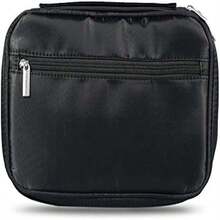 Bolsa para Brochas de Maquillaje, Organizador de Artículos de Tocador, Estuche de Almacenamiento de Cosméticos para Viajes, 2 Colores, Bolso Portátil con Cremallera (Negro) - como en la foto - Ver 7