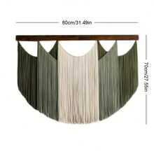 1件套流苏编织壁挂，波西米亚风格装饰挂毯，手工木板编织墙饰，背景墙，床头板装饰 - 如圖 - 查看 17