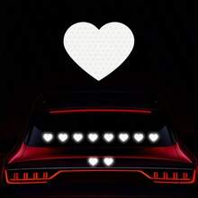 Bộ 12 miếng dán phản quang hình trái tim, miếng dán cảnh báo phát sáng, thích hợp cho xe máy, xe điện và ô tô. Cho dù đó là ô tô dùng để đi lại hàng ngày, xe máy chạy trên đường phố hay xe điện linh hoạt, an toàn luôn là ưu tiên hàng đầu khi di chuyển. - 12 Miếng dán phản quang hình trái tim - Xem 7