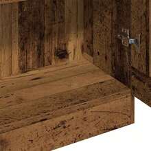 vidaXL Buffet haut vieux bois 82,5x30,5x185 cm bois d'ingénierie - Castano - Visualizzare 7