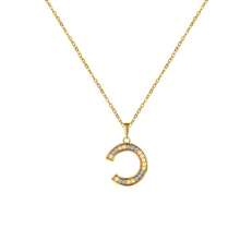 1件装女士新月吊坠项链 - 优雅时尚的情人节礼物 - 月牙項鍊 - 查看 6