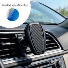 1pc Car Air Vent Phone Holder, Magnetic Phone Mount Compatible With Most Car Air Vents (Not Compatible With Round Vent) - A - View 7