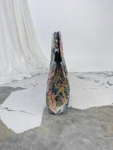 Vintage Chinese Style Embroidered Evening Bag, Oil Painting Jacquard, Floral Embroidery, Suitable For Cheongsam, Wedding, Party, Celebration, Birthday, Banquet, Matching Bridal Gown, Formal Dress, Best Holiday Gift For Women - Yellow - View 9