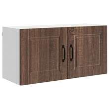 vidaXL Armário de cozinha Chêne brun 80 x 31 x 40 cm Bois d'ingénierie - Castanho - Ver 2